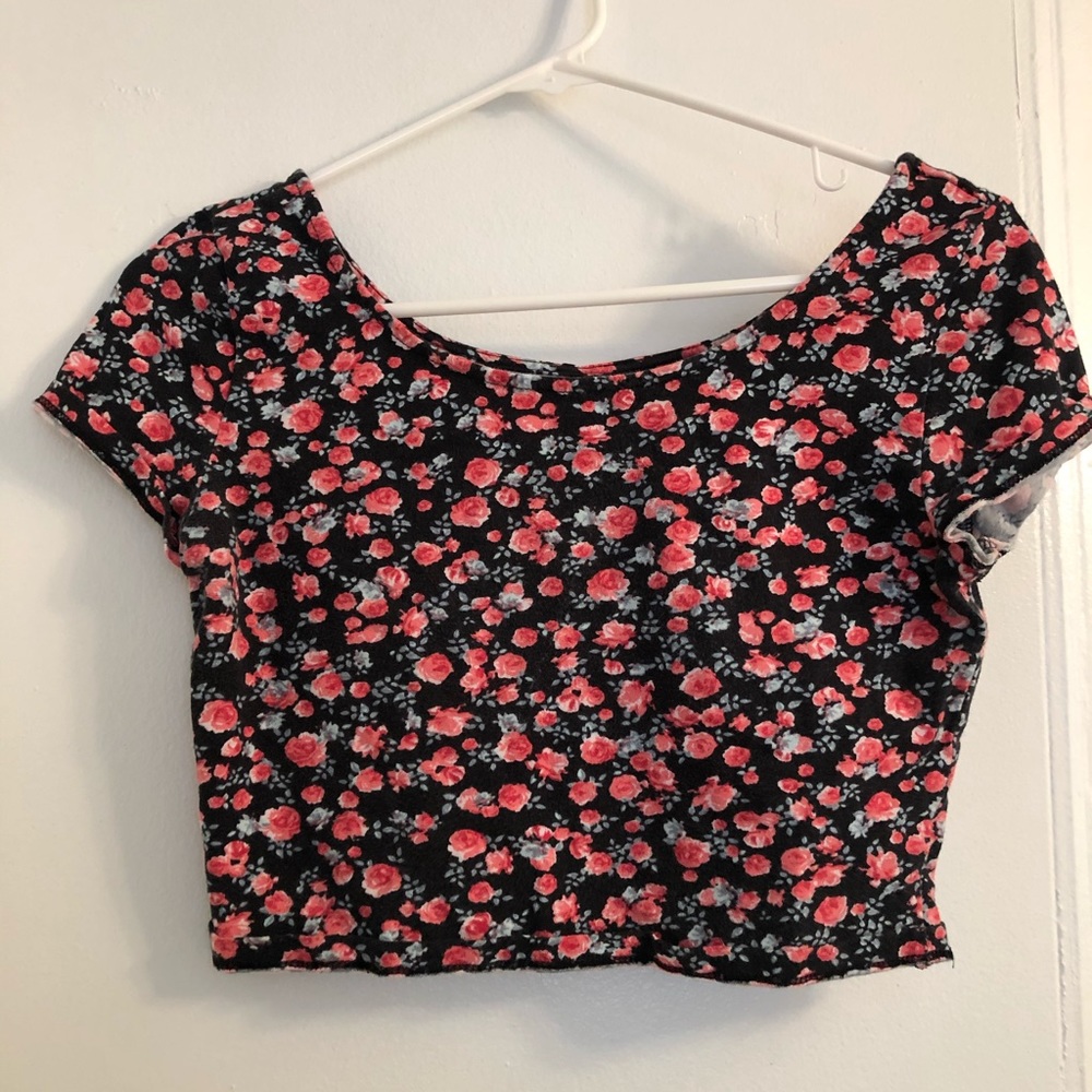 H&M Floral Crop Top